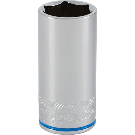 Channellock 3/8 In. Drive 22 mm 6-Point Deep Metric Socket 397911